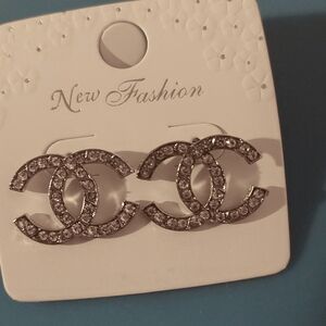 New INSPIRATIONAL SILVER PLATED EARINGS